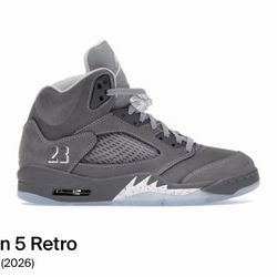 Jordan 5 Wolf Grey - Size 10.5M DS - $285