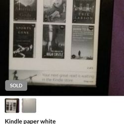 Kindle paper white