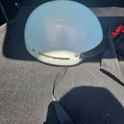 Harley Davidson Helmet And Bag