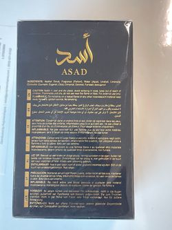 Lattafa asad  unisex 3.4 oz