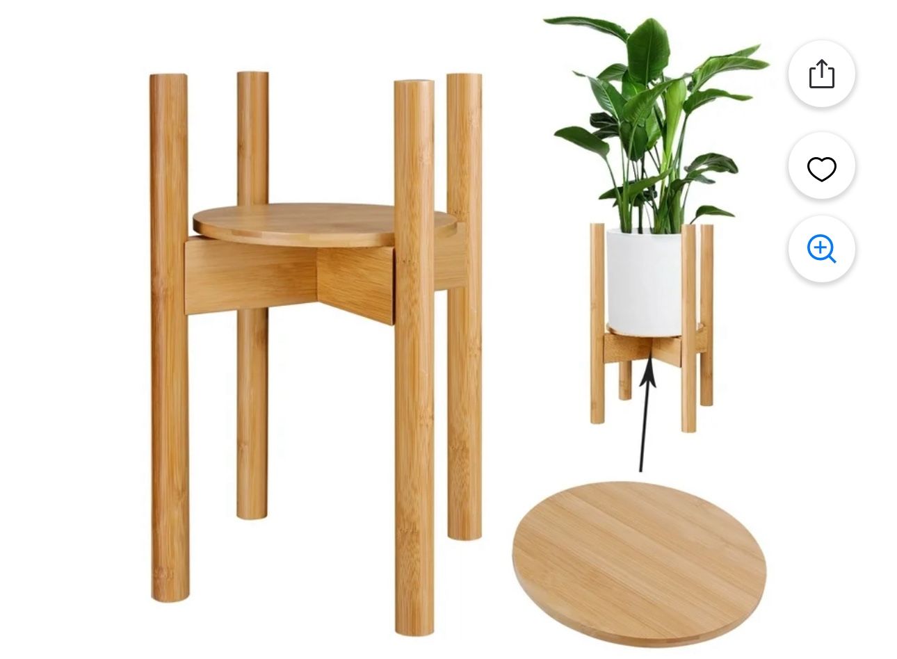 Brand New Adjustable Indoor Plant Stand, 15 inch