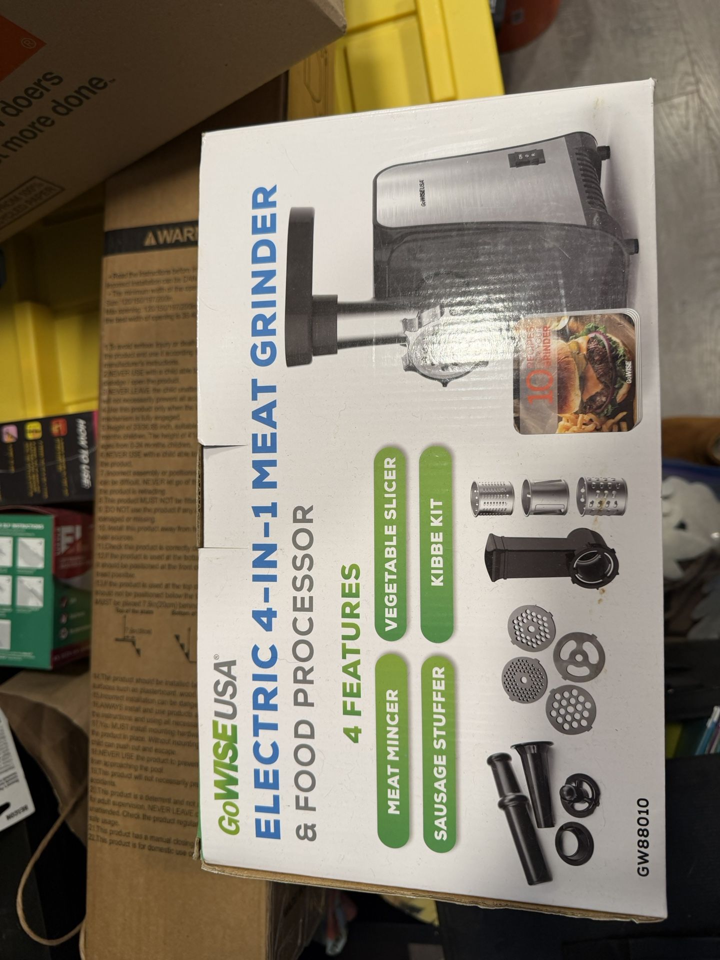 NIB 4in1 Electric Meat Grinder & Food Processor