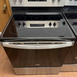 New Whirlpool 5 Burner Electric Range with Air Fry Convection Oven