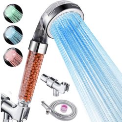 LED Filtered Shower Head 