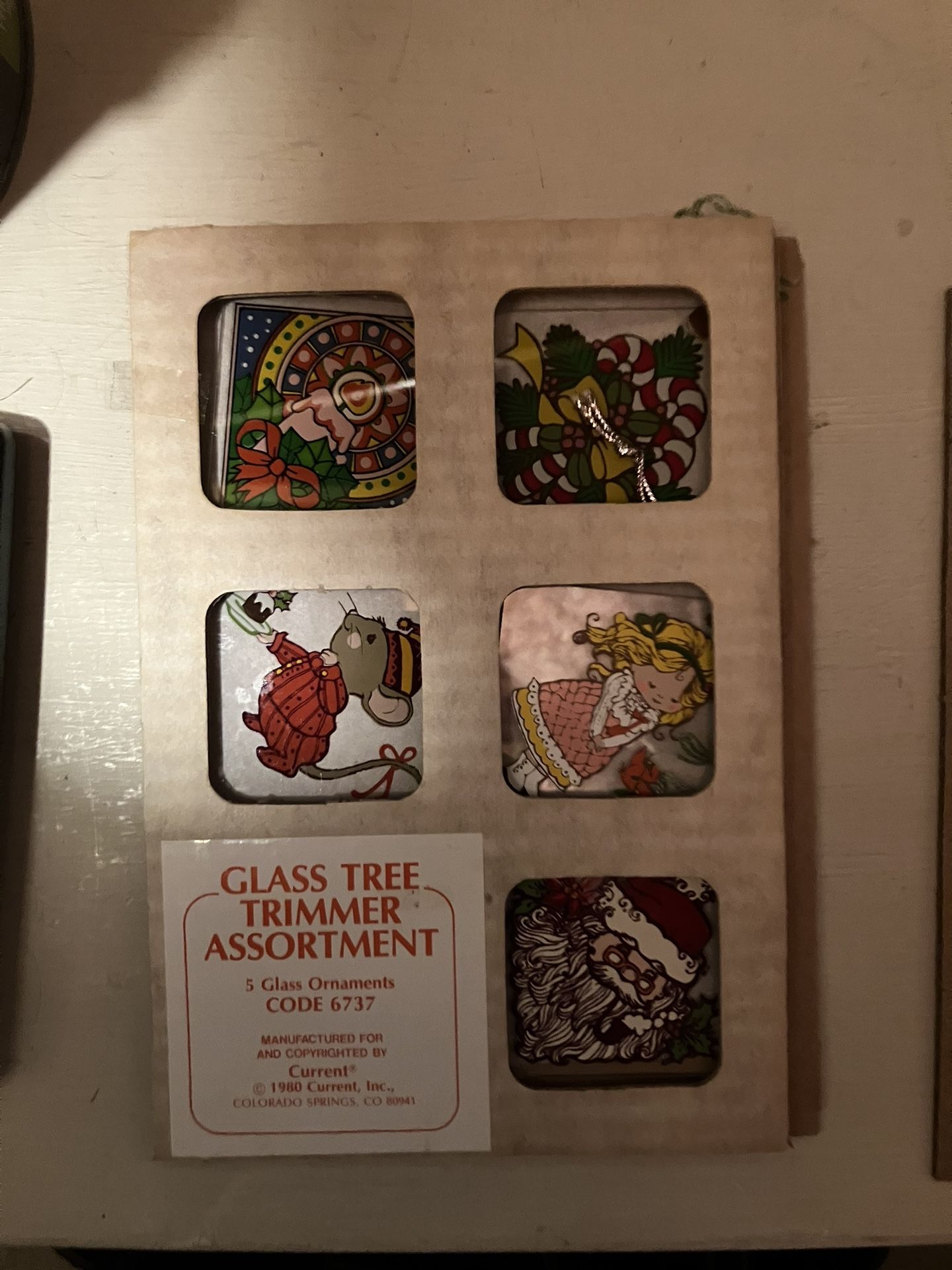 Vintage Current Christmas Ornaments Never Used 