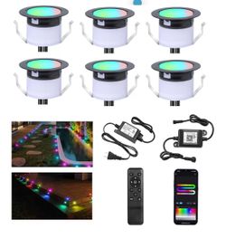 Outdoor step lighting