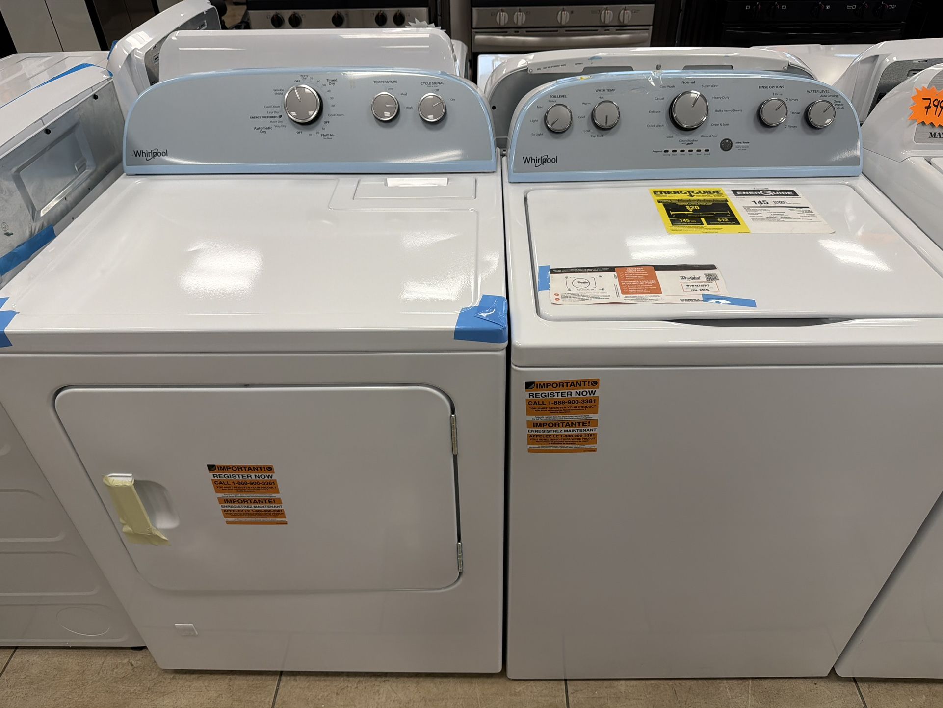 Whirlpool Washer And Gas Dryer