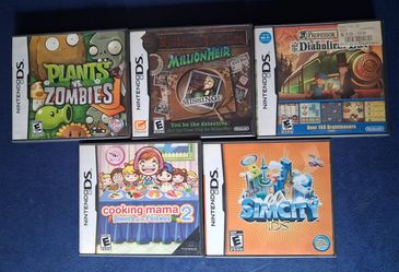 Nintendo DS Games Lot of 5