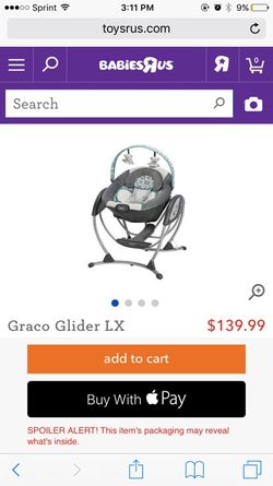 Brand new graco glider