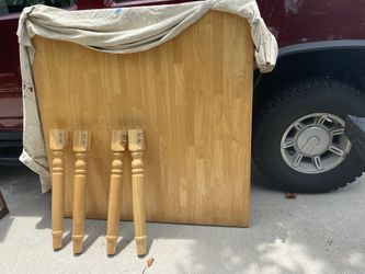 Wooden Table Set With 8 Chairs 