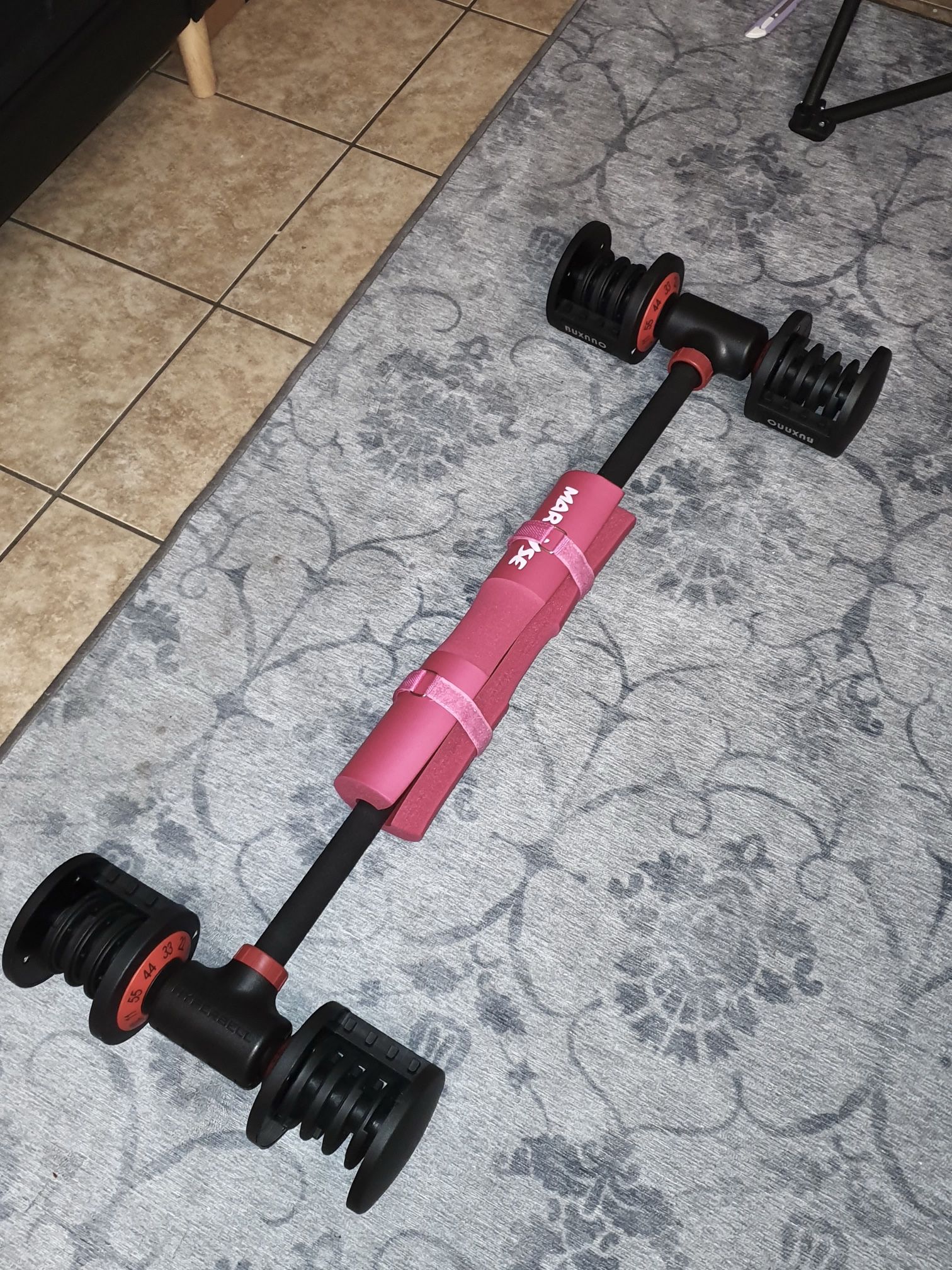 Dumbbell Converter +extra Pink Pad