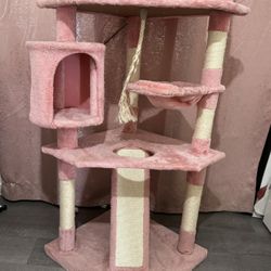 Pink Cat Tree