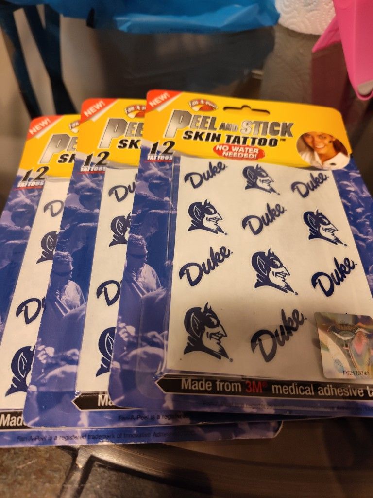 Duke Tattoo Stickers