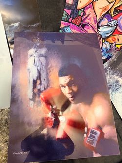 Young Tyson Wall Art 40x 30  (Acrylic Glass)