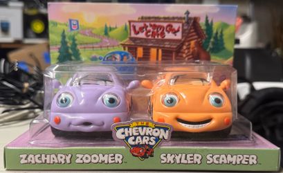 Chevron Cars Zachary Zoomer and Skyler Scamper