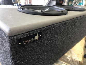 2 10s custom tunes enclosure sub box