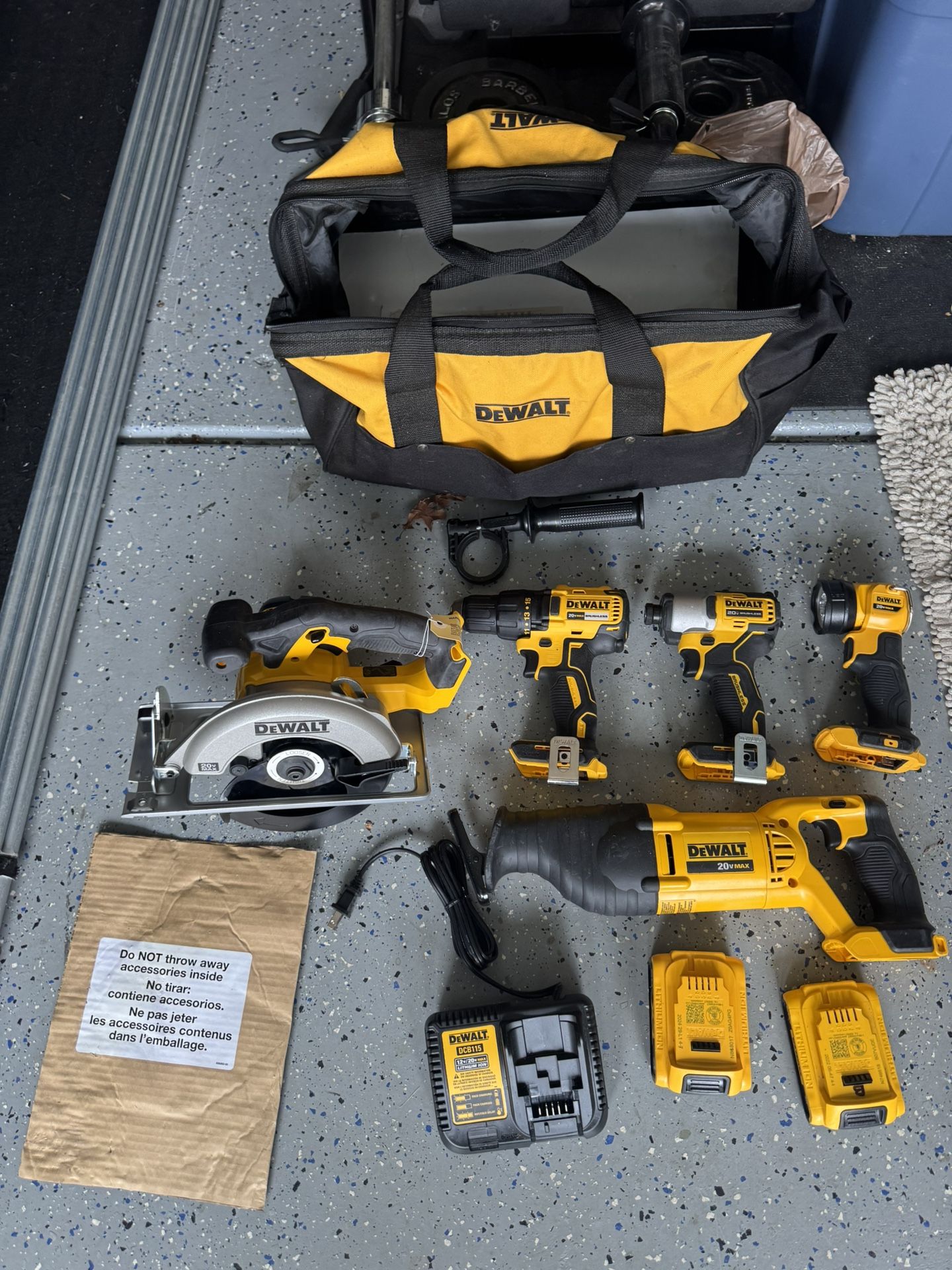 Dewalt Power Tool Combo Kit