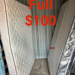 Full Mattress And Box Spring 