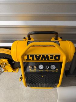 Dewalt air compressor with hose and hose reel