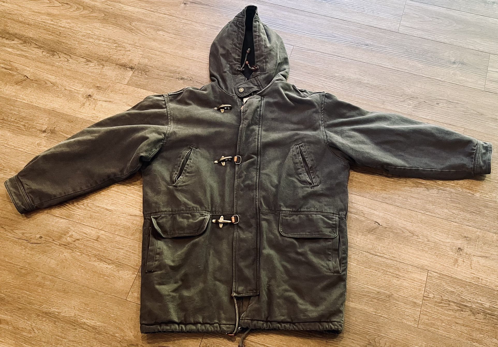 Vintage Structure Expedition Gear Heavy Duty Canvas Men's Ranch