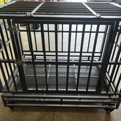 Excellent Dog kennel — Opens In Front And On Top