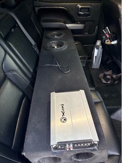 Sundown 8s with ported box and amp