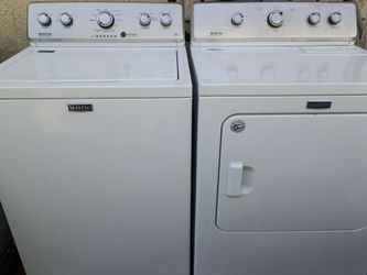 Maytag centennial washer and dryer set with warranty