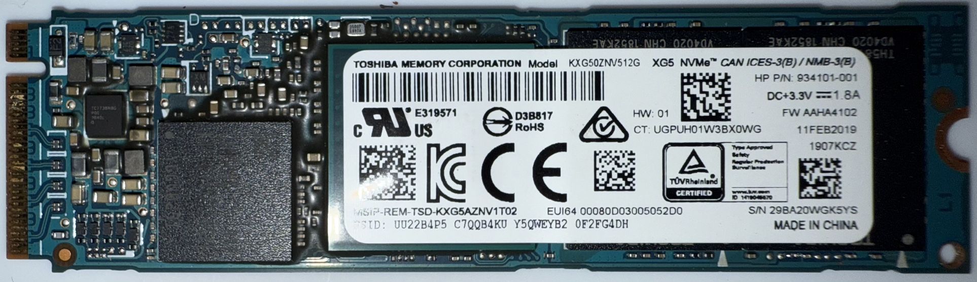 ✅ Laptop Parts Bundle – (2)HDDs, (2)SSDs & 2RAM (All Working) Total: 6 