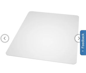 ES Robbins Chair Mat for Hard Floors, 46 x 60 No Lip, Clear.
