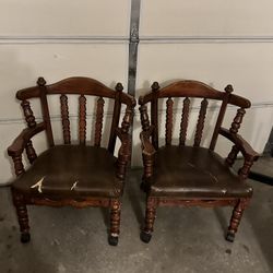 Antique Captain Chairs