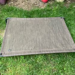 Jumbo size raised dog bed