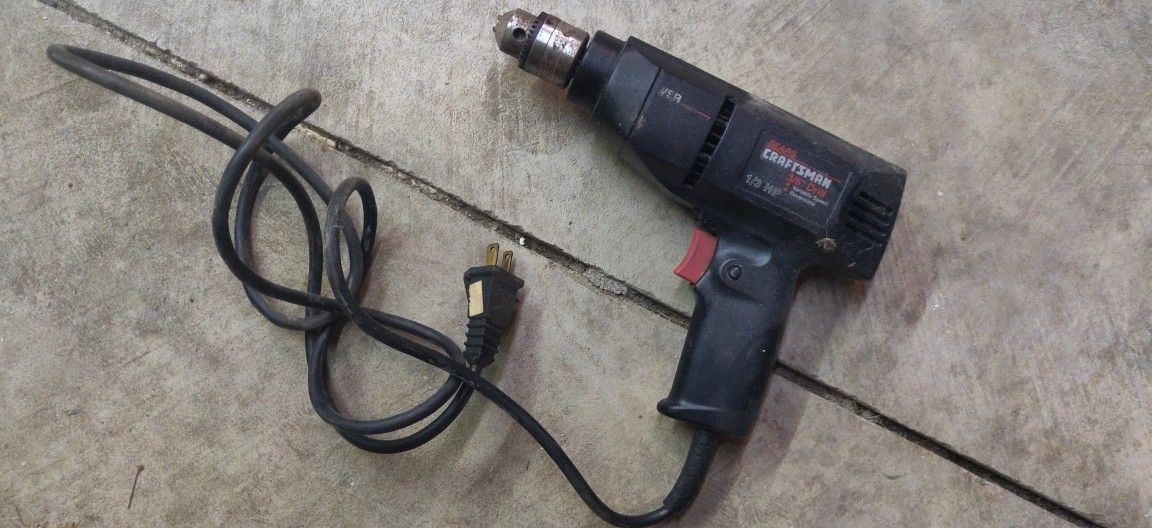 Craftsman Electric Drill 3/8ths