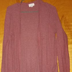 Fyve Women's Long-Sleeve Open Cardigan Sweater Size Small