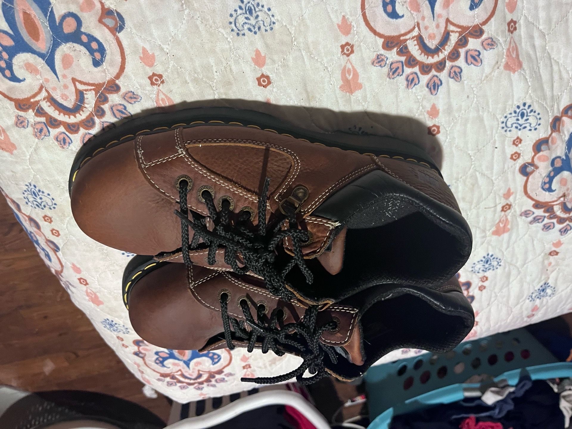 Men’s size 12 Dr. Martens steel toe she’s 50.00 O.b.F