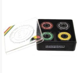 Element Trinity skateboard bearings Rasta