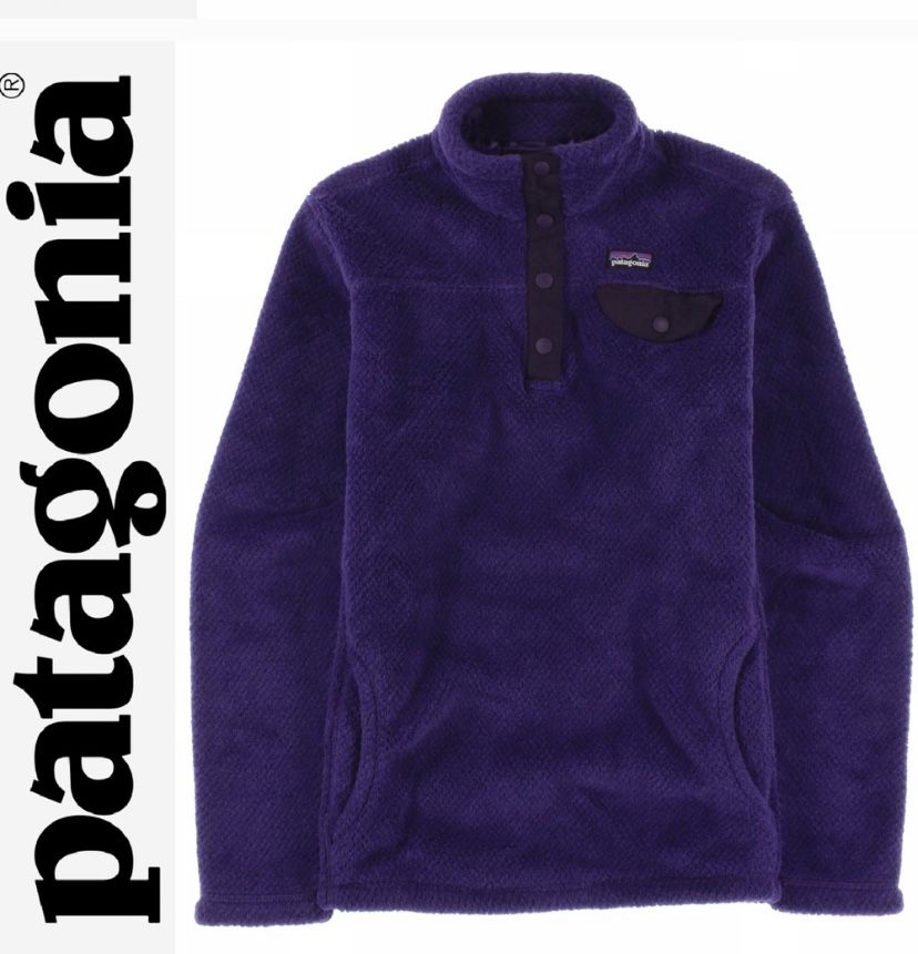 Patagonia Purple Fleece Pullover Girls Size Small