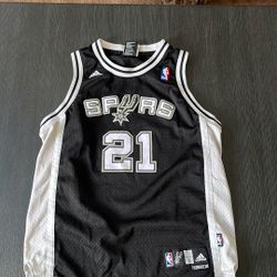 Tim Duncan San Antonio Spurs Basketball Jersey 