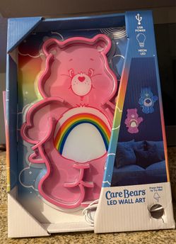 Care bear Led wall art