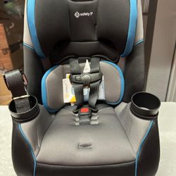 Crosstown Slim All-in-One Convertible Car Seat 17in 3 Across Deep Sea