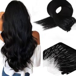 NEW 18” HUMAN HAIR MICRO-LOOPS $50