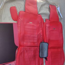 Seat covers, Red, Car