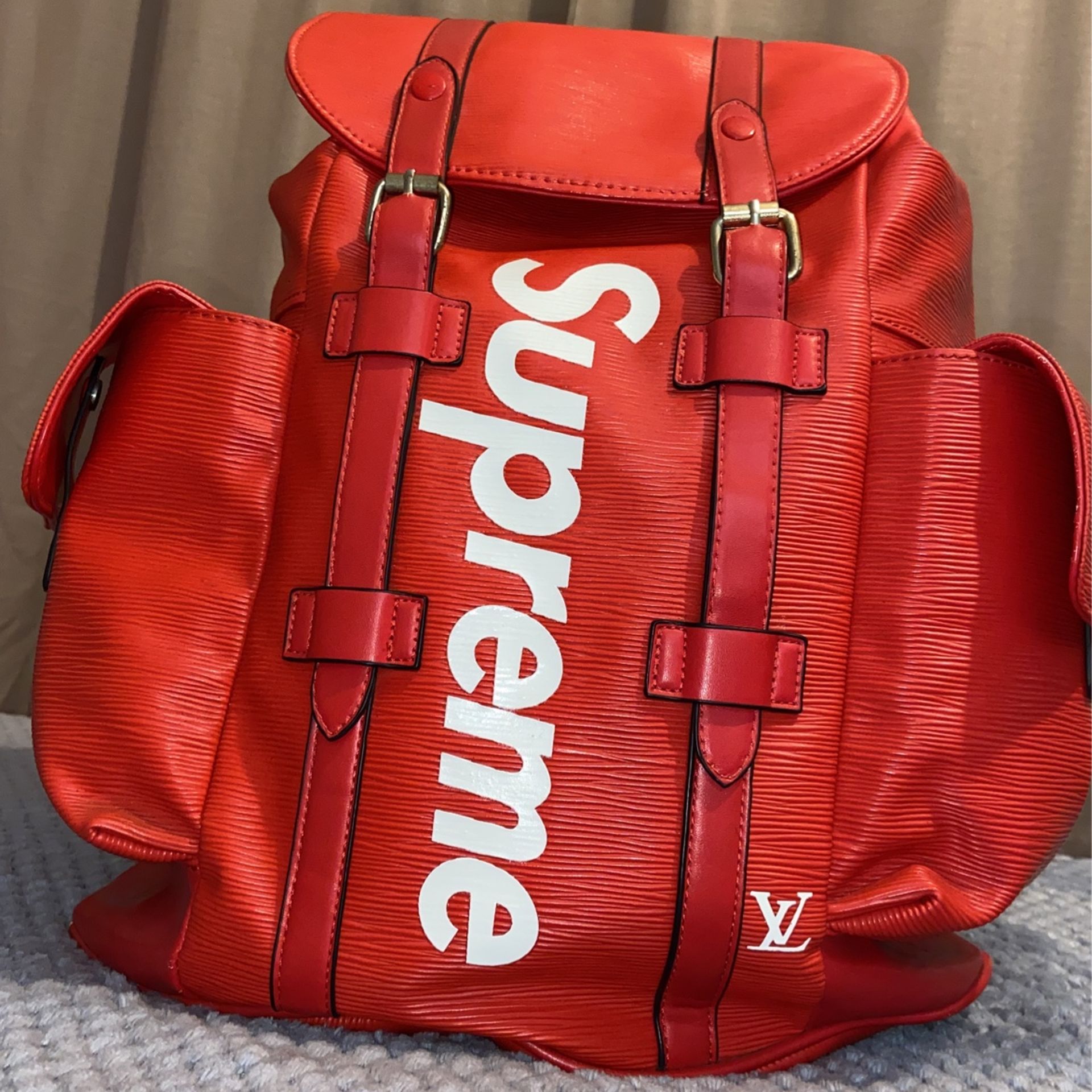 Supreme Leather Backpack 