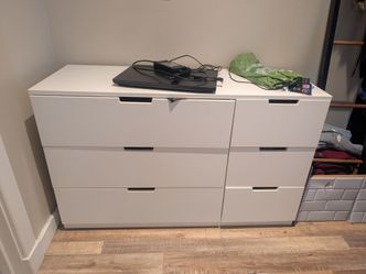 NORDLI
6-drawer dresser, white, 47 1/4x29 7/8 "