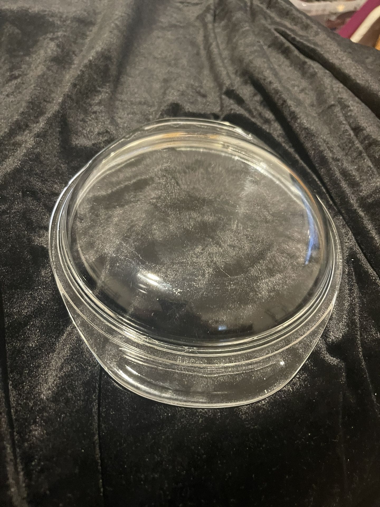 Pyrex Replacement Casserole Lid With Tab Handles 7x8.5”
