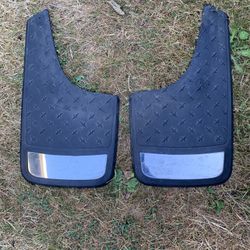 Mud flaps for truck.