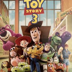 Disney’s TOY STORY 3 (Blu-Ray + DVD-2010) Tim Allen + Tom Hanks!