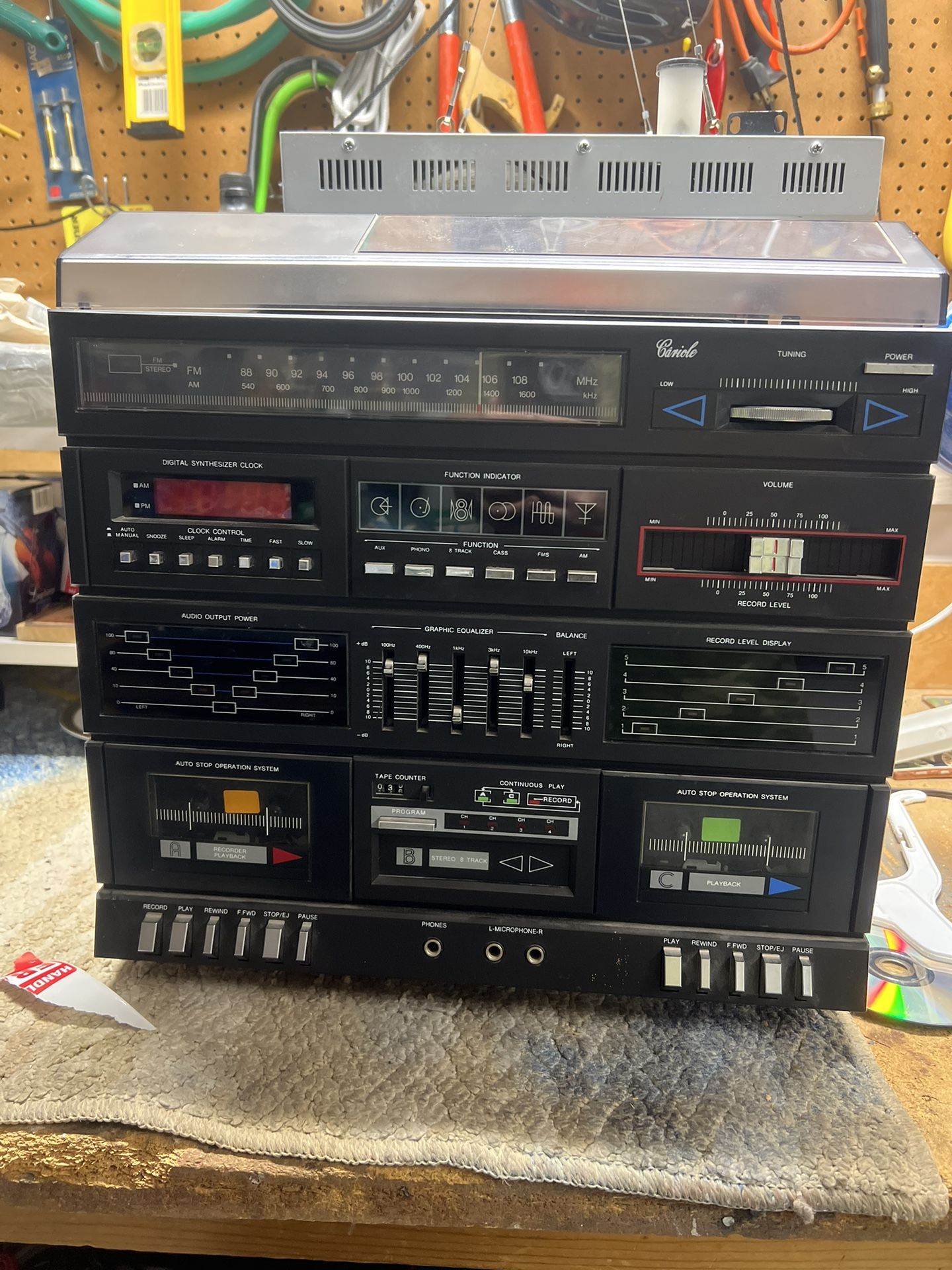 Extremely Rare Vintage Cariole 5 in 1 Audio Receiver (Tested & Works!)