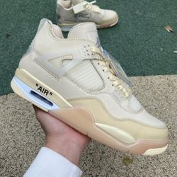 Air jordan 4s  off white sail more colors available    