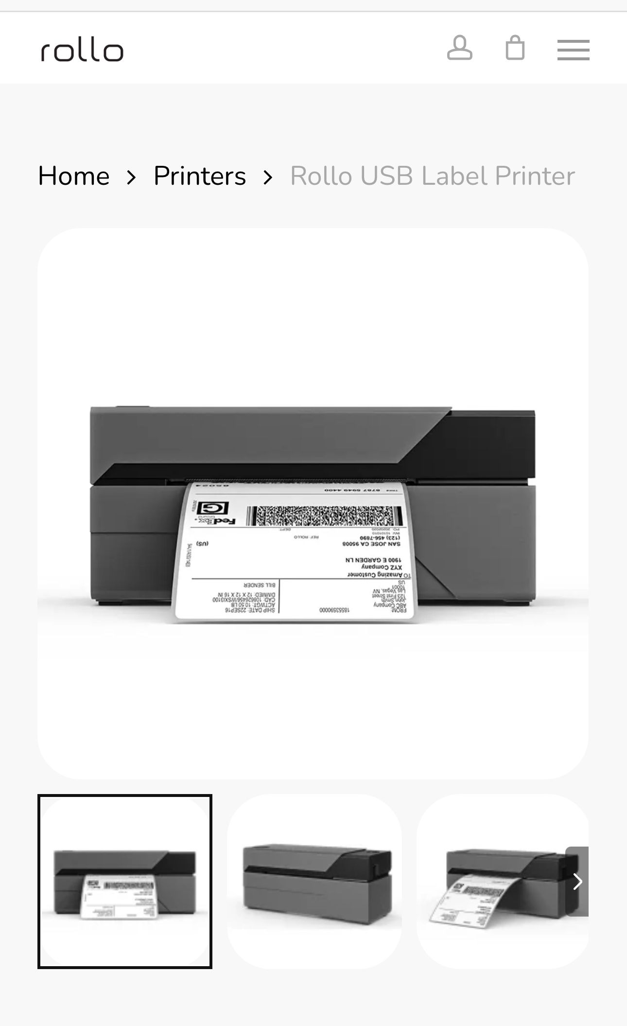 Print Your Own Shipping Labels - Rollo Label Printer