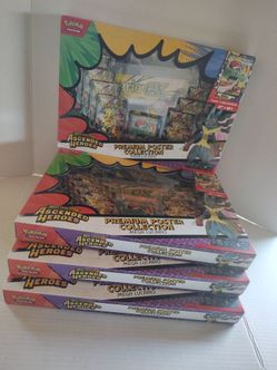 Pokemon TCG Ascended Heroes Premium Poster Collection Mega Lucario X4 160$ ea.
